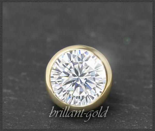 Preview: Gold Brillant Anhänger 1,03ct, River D & Si1