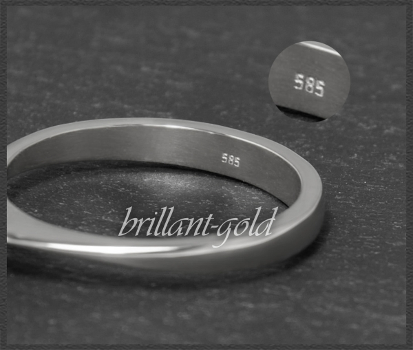 Brillant Ring 585 Gold; 0,30ct, Si1; mit AIG Zertifikat