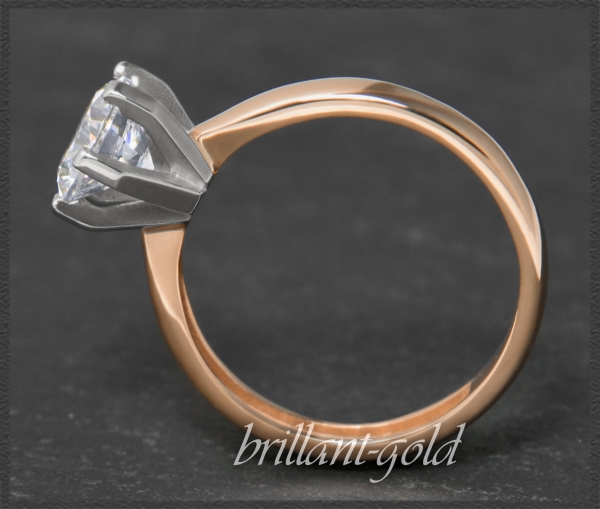 Brillant Ring 1,14ct Si1-2, 585 Gold, Verlobungsring