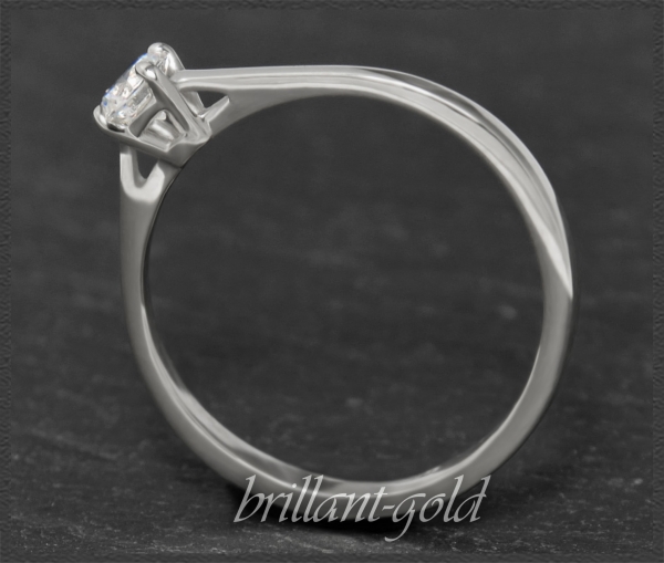 Brillant Ring mit 0,28ct, River D, Si1