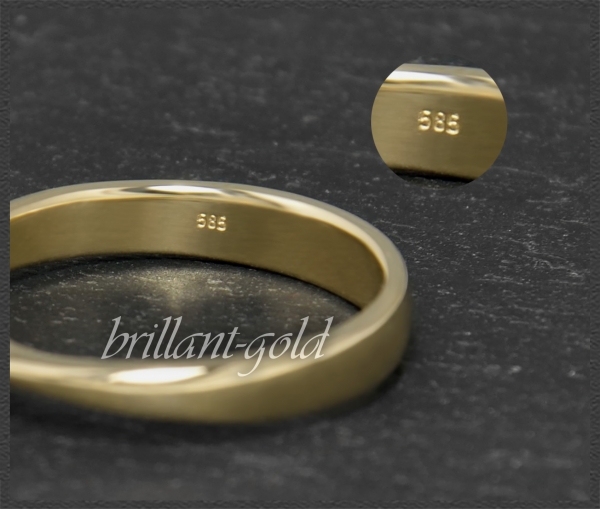 Brillant 585 Gold Ring, 0,41ct, Si1; DGI Zertifikat