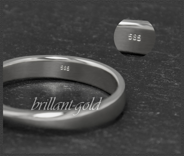 Gold Brillant Ring 0,48ct, River D, Si1; Weißgold