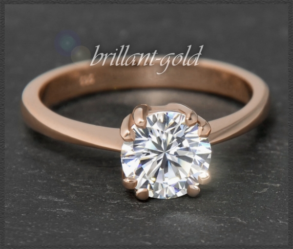 Brillant Ring aus 585 Gold; 1,62ct in Si2-3