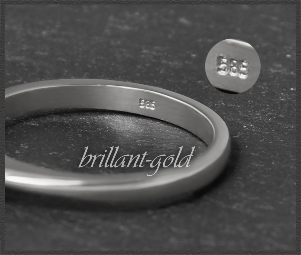 Diamant Ring 0,53ct, River D & Si2; 585 Gold