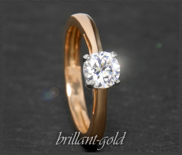 Brillant Ring aus 585 Gold; 1,14ct, Si1