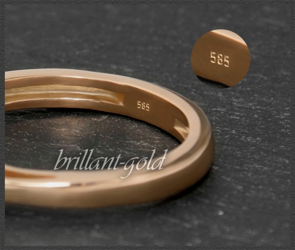 Brillant Ring aus 585 Gold; 1,14ct, Si1