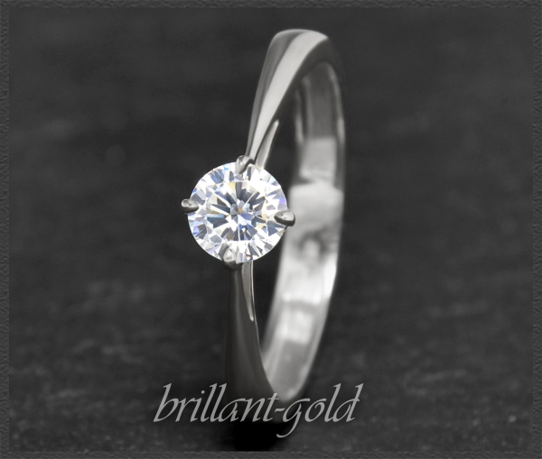 Brillant 585 Gold Ring; 0,50ct; mit DGI Zertifikat