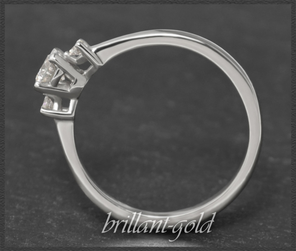 Brillant Gold Ring mit 0,35ct, River D & VS2