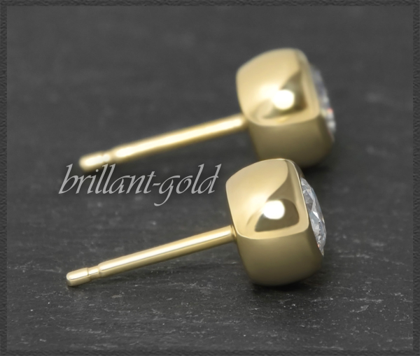 Preview: Brillant Ohrstecker 585 Gold; 1,10ct, River D & Si2