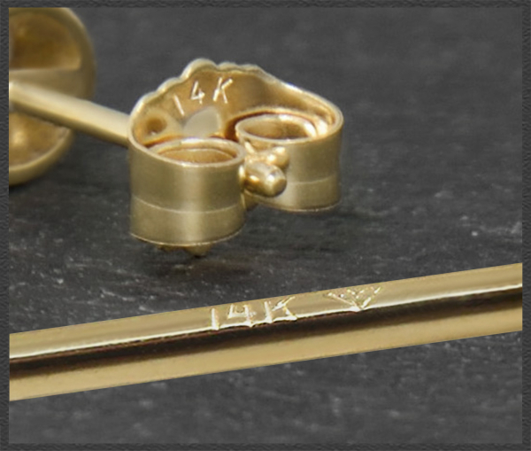 Preview: Brillant Ohrstecker 585 Gold; 1,10ct, River D & Si2