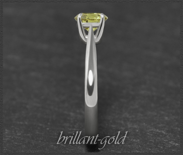 Brillant 585 Gold Ring 0,50ct, Si1, gelb, unbehandelt