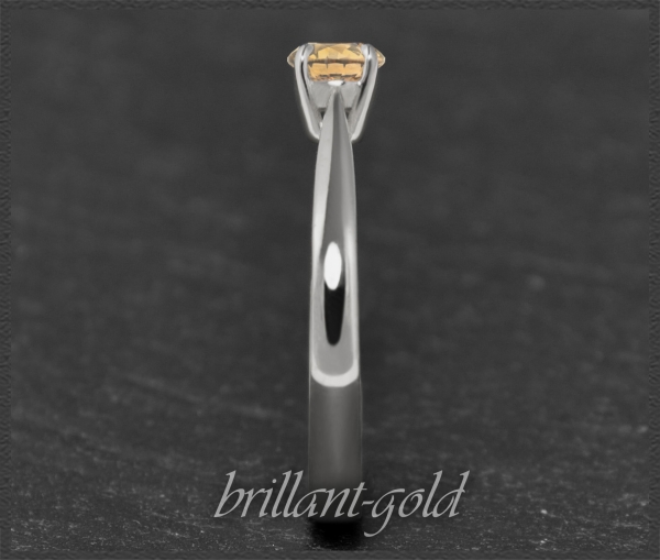 Diamant Ring 585 Gold mit 0,40ct Brillant; Si