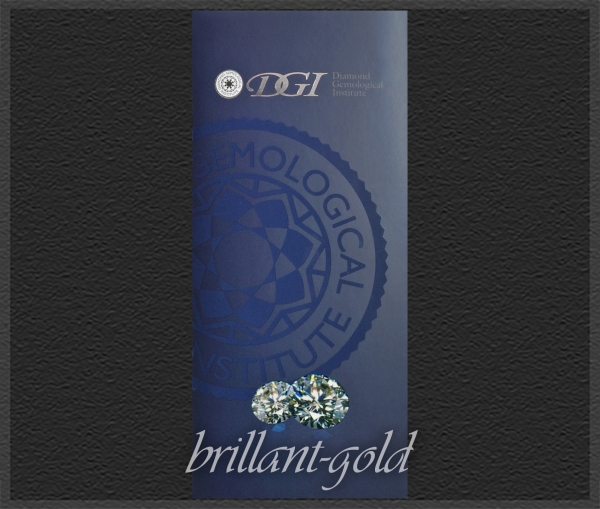 Brillant 585 Gold Anhänger; 0,46ct; DGI Zertifikat