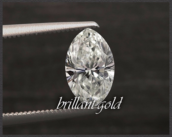 Diamant im Navette Schliff 0,29ct, Top Wesselton