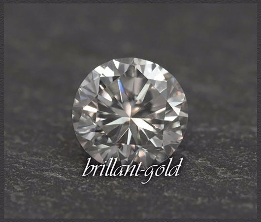 Diamant im Brillant Schliff mit 0,38ct, Wesselton H