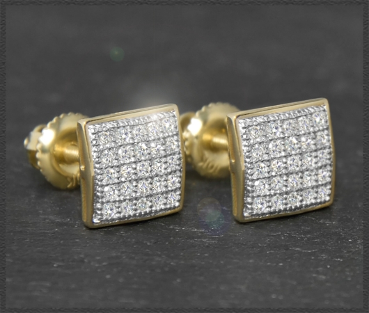 Ohrstecker mit 0,25ct Diamanten, 10K Gold