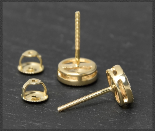 Diamant Ohrstecker 0,20ct, 10 Karat Gold