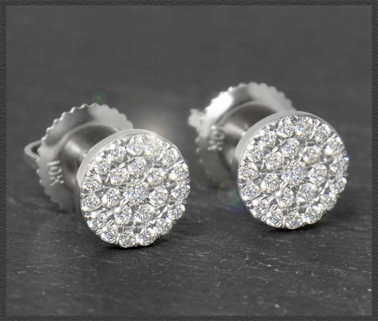 Brillant Ohrstecker mit 0,40ct, 10K Gold