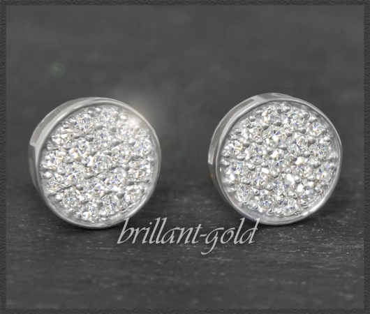 Diamant Ohrstecker 0,40ct; VS - Si, 10K Gold