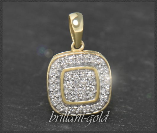 Anhänger mit 0,45ct Diamanten, 10 Karat Gold
