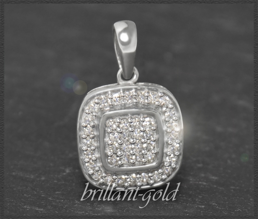Anhänger mit 0,45ct Diamanten, 10 Karat Gold
