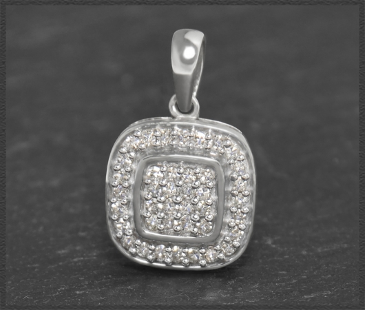 Anhänger mit 0,45ct Diamanten, 10 Karat Gold