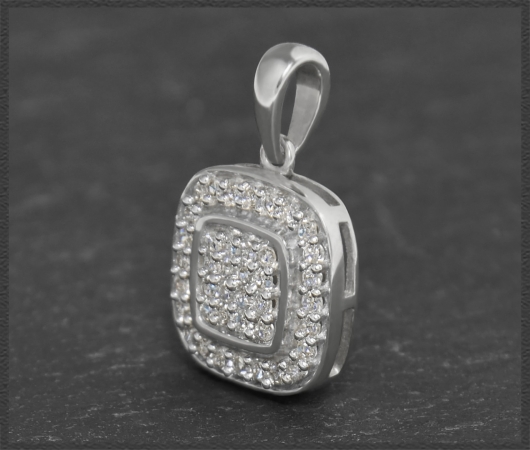 Anhänger mit 0,45ct Diamanten, 10 Karat Gold