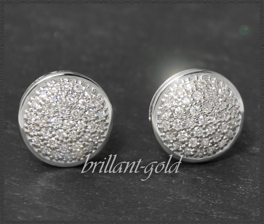 10K Gold Ohrstecker mit 0,45ct Diamanten