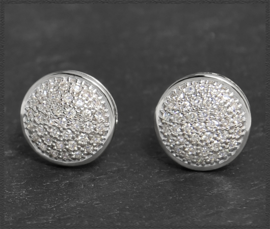 10K Gold Ohrstecker mit 0,45ct Diamanten