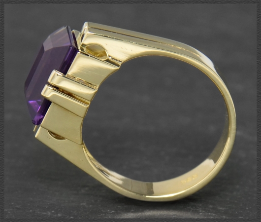 Amethyst Cocktail Ring 585 Gold; 6ct, violett, VVS