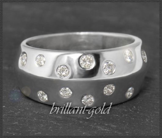 Diamant & 585 Gold Ring mit 0,50ct Brillanten