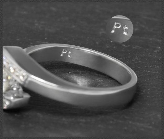 Diamant Ring mit 0,56ct Brillanten, aus Platin