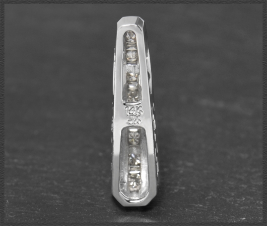 Diamant Anhänger 585 Weißgold; 0,30ct Diamanten
