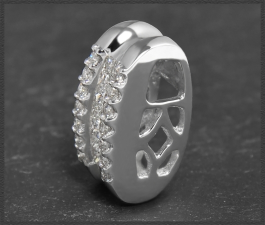 Diamant Anhänger 585 Gold mit 0,42ct, VS-Si