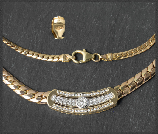 Diamant Collier mit 0,60ct, "MONCARA", 585 Gold
