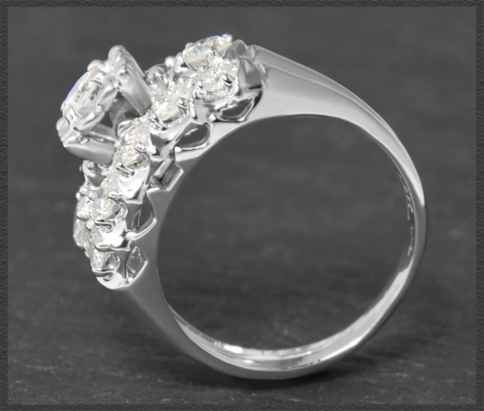 Diamant Ring mit 1,10ct, 585 Gold Verlobungsring USA
