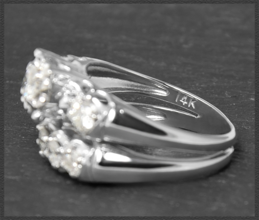 Diamant Ring mit 1,10ct, 585 Gold Verlobungsring USA