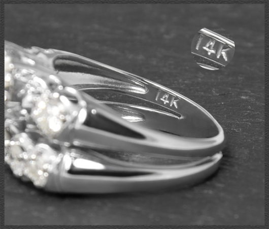 Diamant Ring mit 1,10ct, 585 Gold Verlobungsring USA
