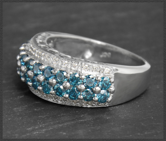 Diamant Ring mit 1,45ct Brillanten, 585 Weißgold