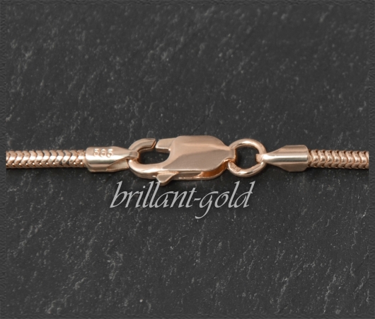 Schlangen Kette 585 Gold, 1,05/ 1,25/ 1,45mm Stärke