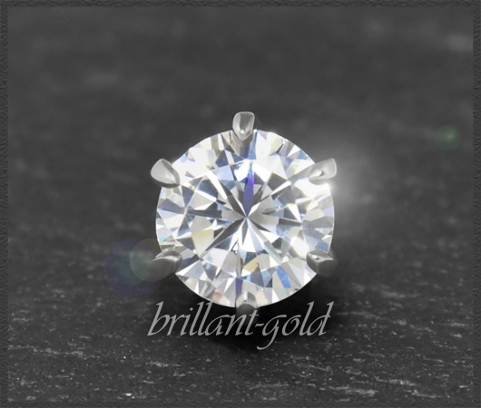 Brillant Anhänger 585 Gold; 1,06ct & River E