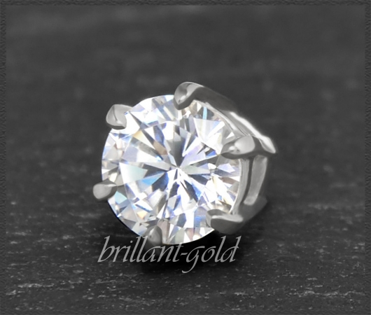 Brillant Anhänger 585 Gold; 1,06ct & River E