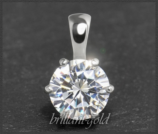 Brillant Anhänger 585 Gold, 1,50ct Diamant