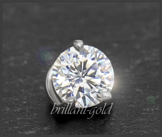 Brillant 585 Gold Anhänger 0,55ct; River D, VVS1
