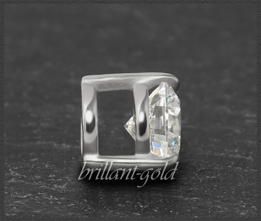 Brillant 585 Gold Anhänger 0,55ct; River D, VVS1