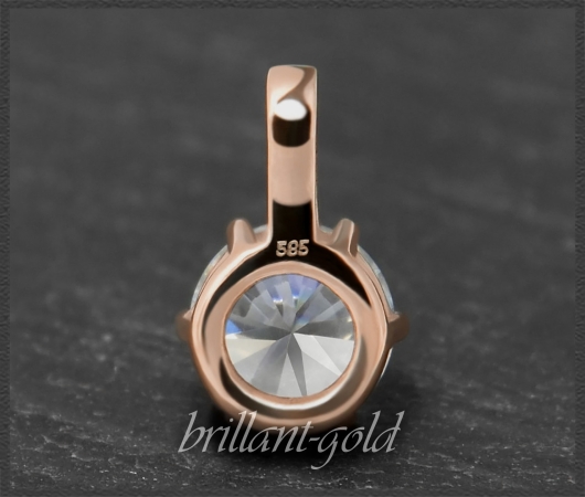 Brillant Anhänger aus 585 Gold; 0,99ct, VVS2