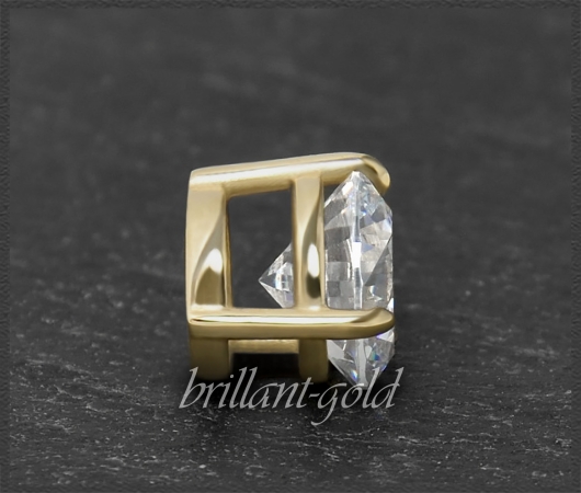 585 Gold Gleiter Anhänger 1,0ct, Top Wesselton G