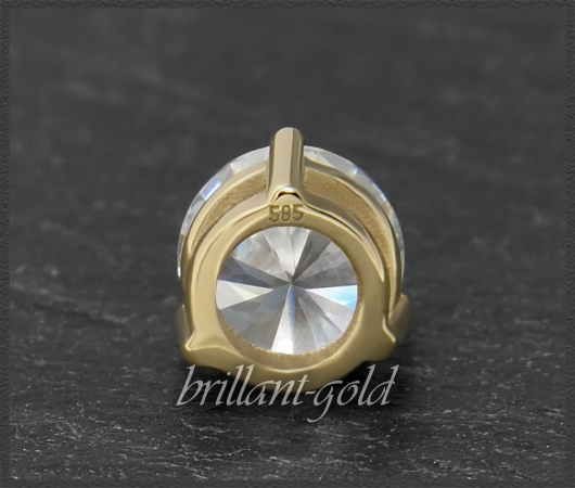 585 Gold Gleiter Anhänger 1,0ct, Top Wesselton G