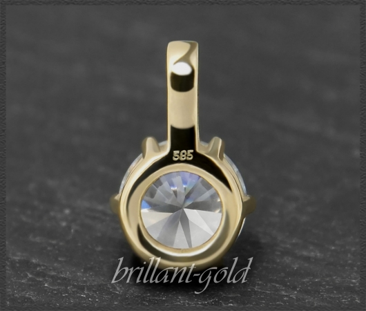 Brillant Anhänger aus 585 Gold mit 1,14ct & Si1-2