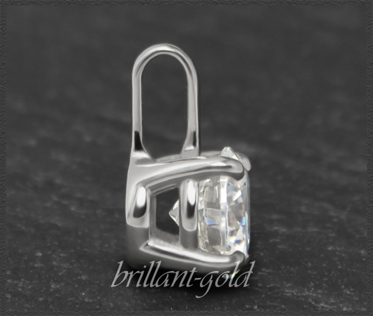 Diamant Anhänger 585 Gold; 1,04ct Brillant, Gleiter
